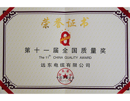 جائزة الجودة الوطنية